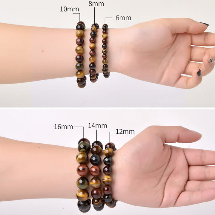 Buddha Stones Natural Tiger Eye Positive Protection Bracelet - image 15