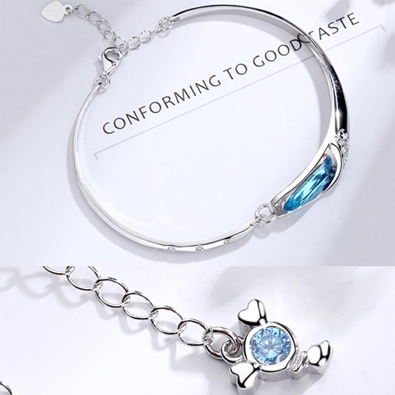 Buddha Stones 925 Silver Plated Copper 12 Constellations of the Zodiac Charm Bracelet - image 4