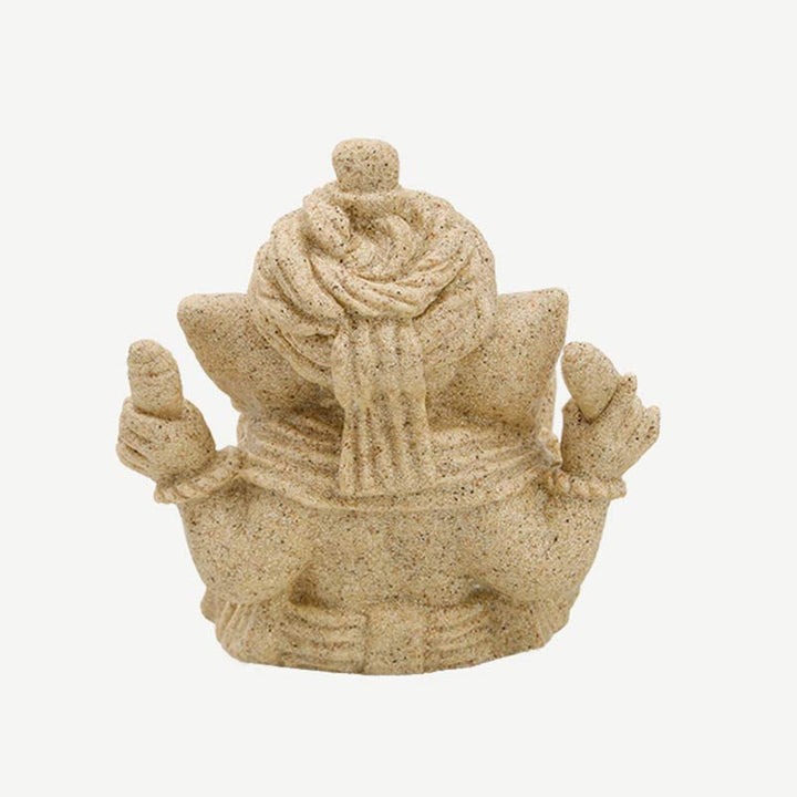 Buddha Stones Ganesh Ganpati Elephant Statue Blessing Protection Home Decoration - image 4