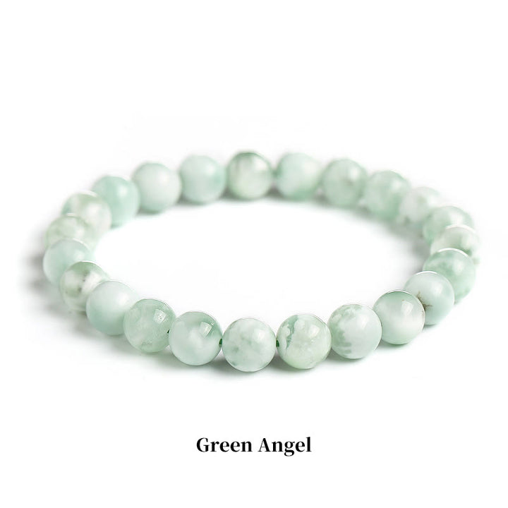 Buddha Stones Natural Stone Quartz Healing Beads Bracelet - 8mm - Green Angel - image 76