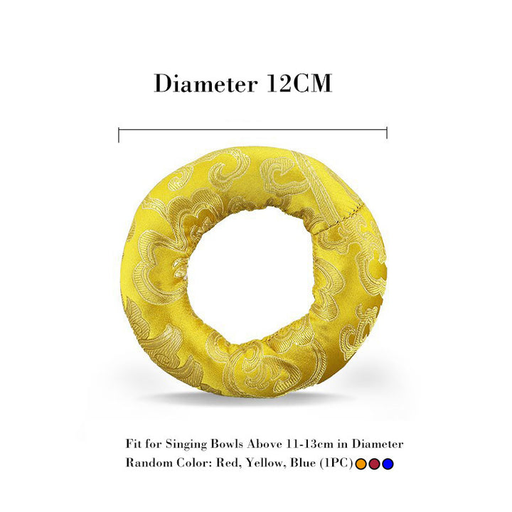 Buddha Stones Tibetan Singing Bowl Handcraft Cushion Decoration - 12cm(Random Color) - image 7