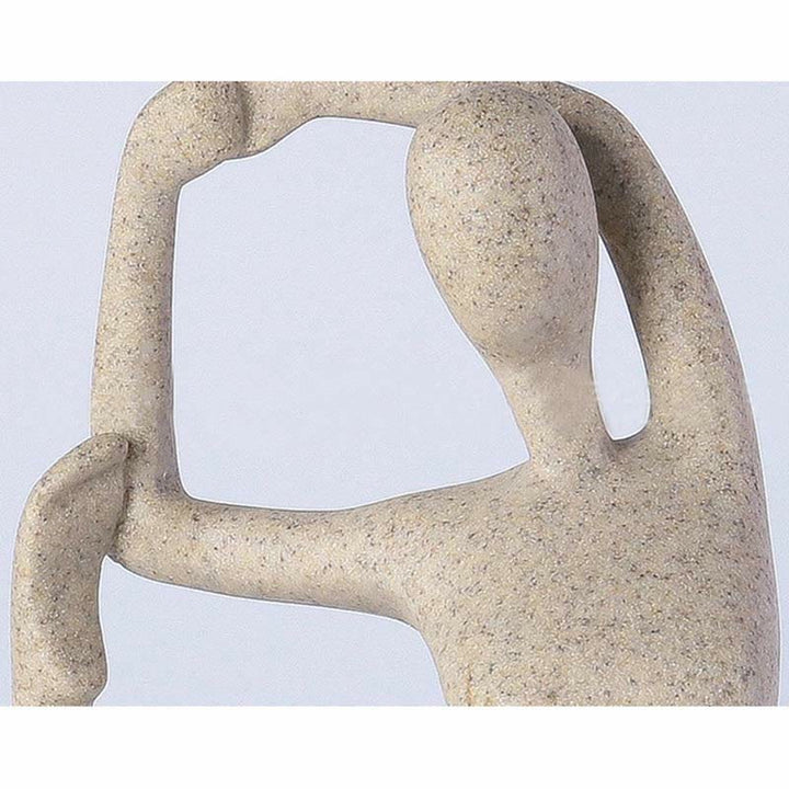 Buddha Stones Abstract Yoga Meditating Exercise Resin Spiritual Figurine Sculpture Desk Decoration - image 3