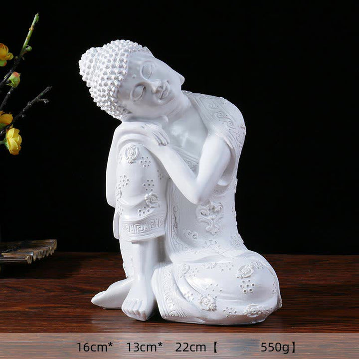 Buddha Stones Tibetan Meditating Buddha Serenity Resin Statue Decoration - image 7