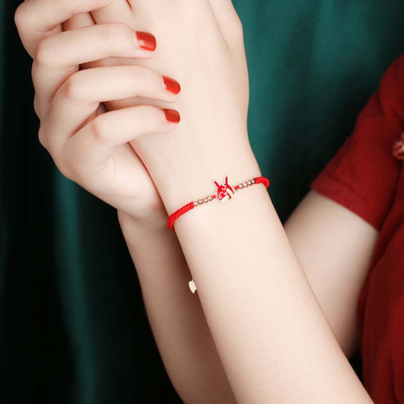 Buddha Stones 12 Chinese Zodiac Lucky Red String Bracelet - image 9