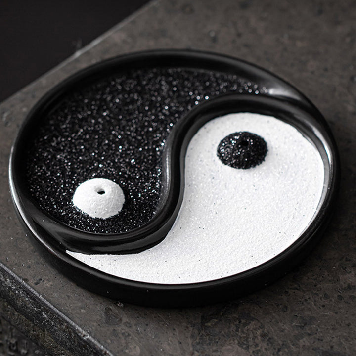 Buddha Stones Yin Yang Zen Balance Incense Holder - image 3