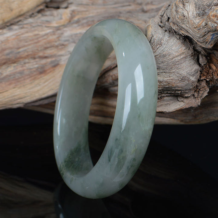 Natural Jade Luck Healing Bangle Bracelet - image 3