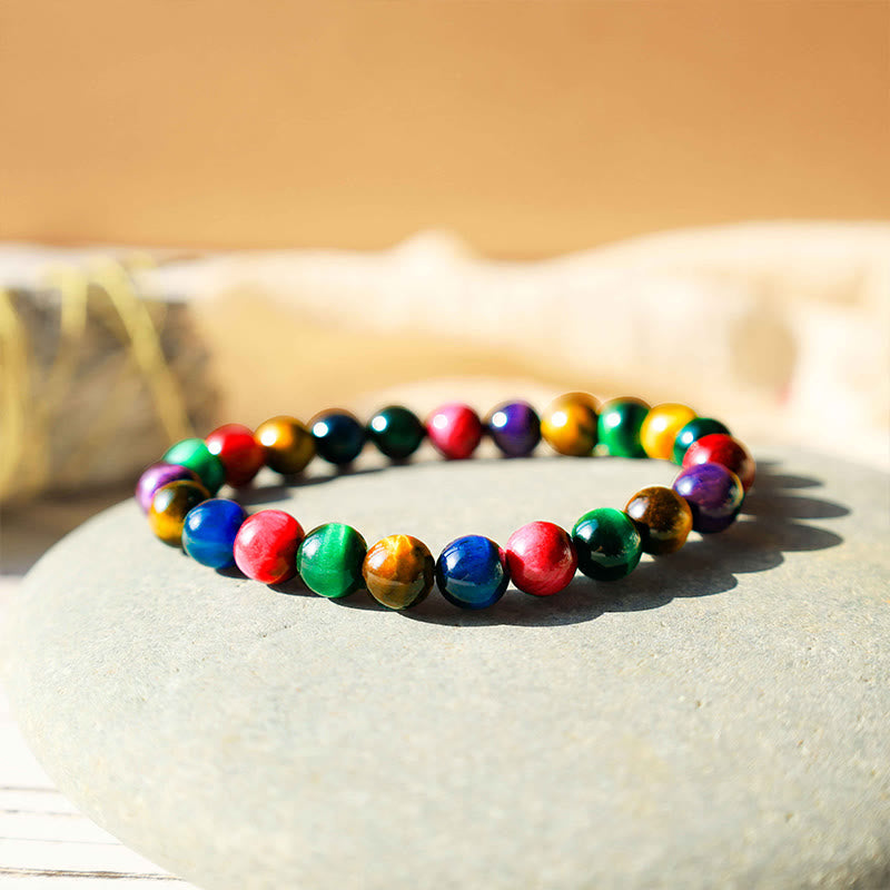 Buddha Stones Tiger Eye Resolve Courage Bracelet - image 13