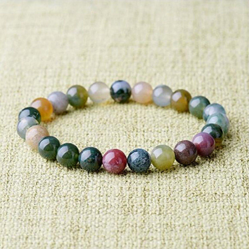 Buddha Stones  India Agate Beads Luck Yoga Bracelet - image 2