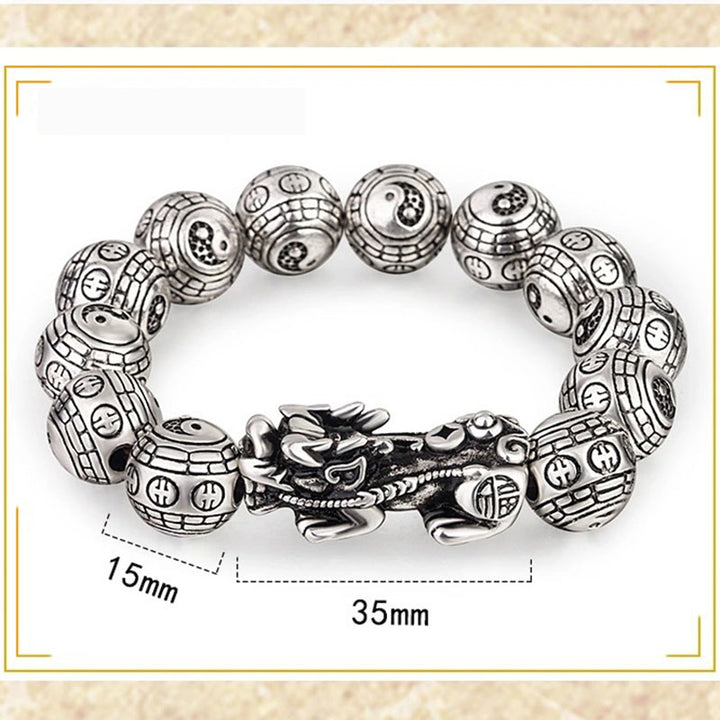 Buddha Stones Tibetan FengShui PiXiu Wealth Bracelet - 15mm - image 3