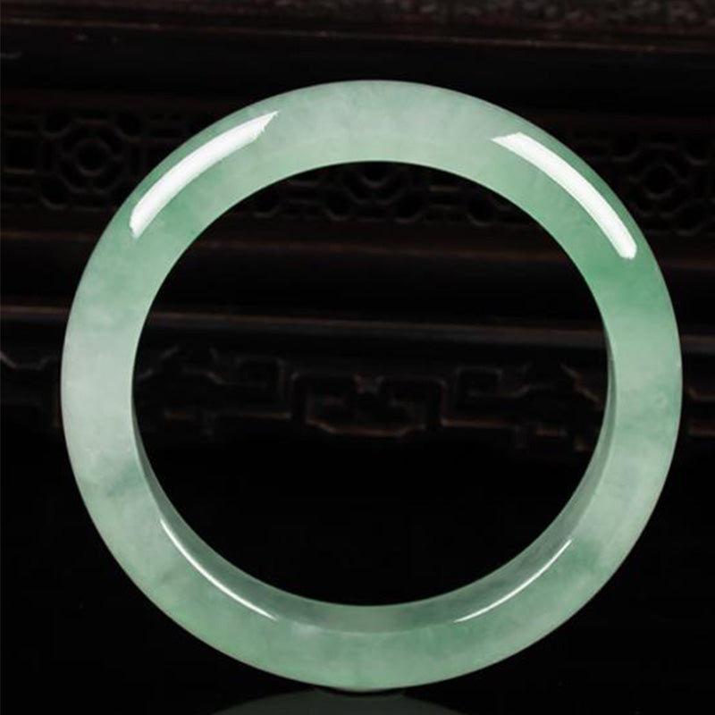 Buddha Stones Jade Protection Healing Bangle Bracelet - image 3