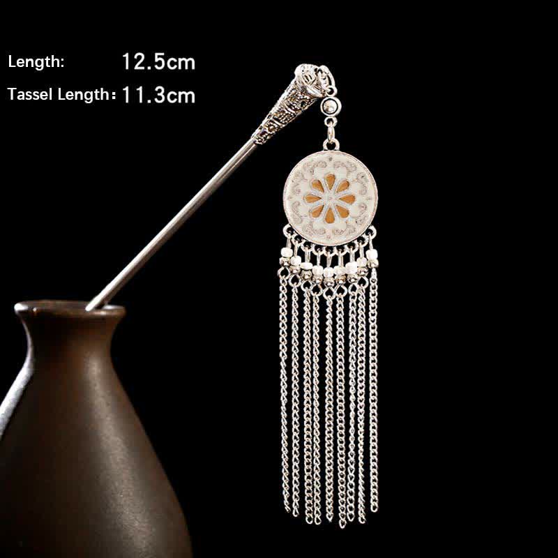 Water Drop Lily of the Valley Flowers Tassels Confidence Hairpin - image 27