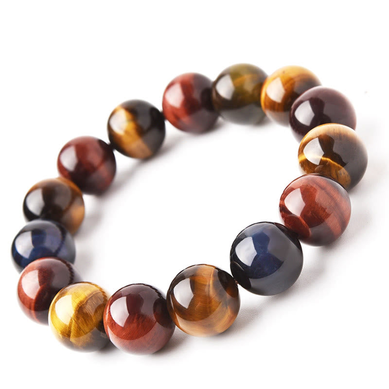 Buddha Stones Natural Tiger Eye Positive Protection Bracelet - image 0