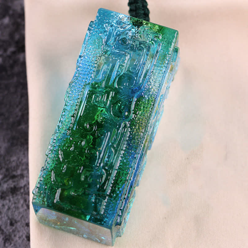 Buddha Stones Feng Shui Handmade Liuli Crystal Art Piece Home Office Decoration - image 4