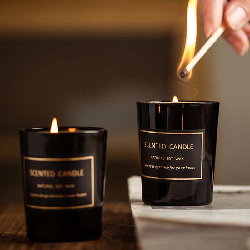 Blue Bell Pear Freesia Fragrance Meditation Prayer Scented Aromatherapy Soy Wax Candle - image 1