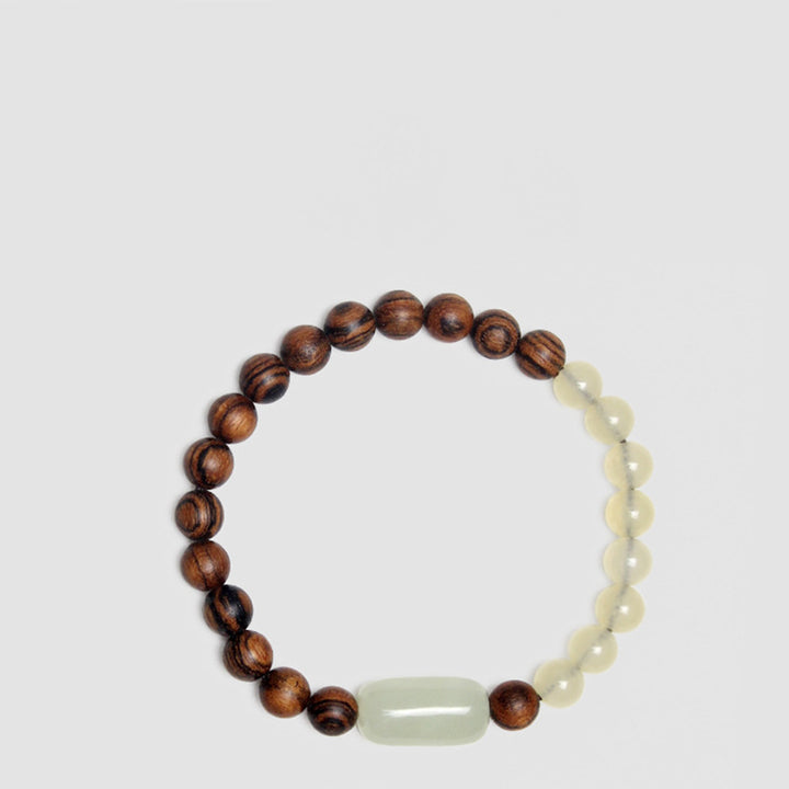 Buddha Stones  Jade Sandalwood Luck Abundance Bracelet - image 8