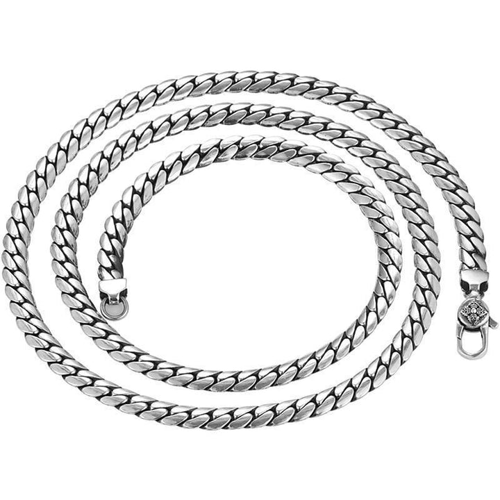 Buddha Stones Double Dorje Vajra Strength Punk Copper Chain Bracelet Necklace - image 17