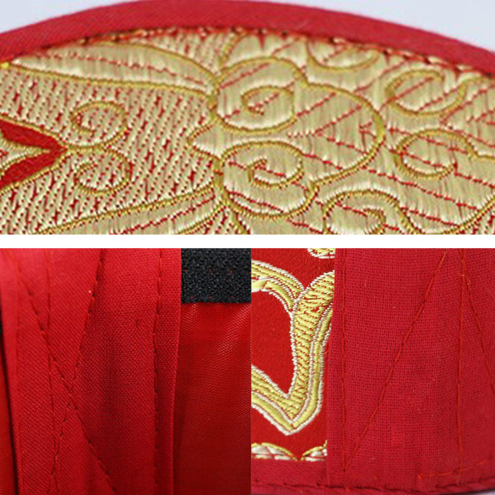 Buddha Stones Tibetan Singing Bowl Storage Bag with Zipper Closure Decoration - image 14