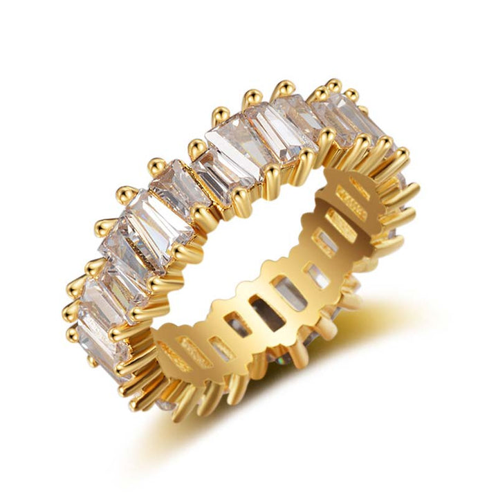 Simple Pattern Copper Wealth Ring - image 0