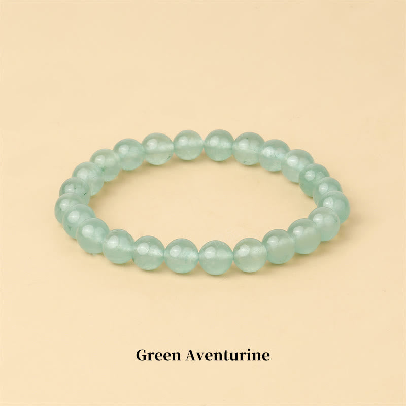Buddha Stones Natural Stone Quartz Healing Beads Bracelet - 8mm - Green Aventurine - image 18