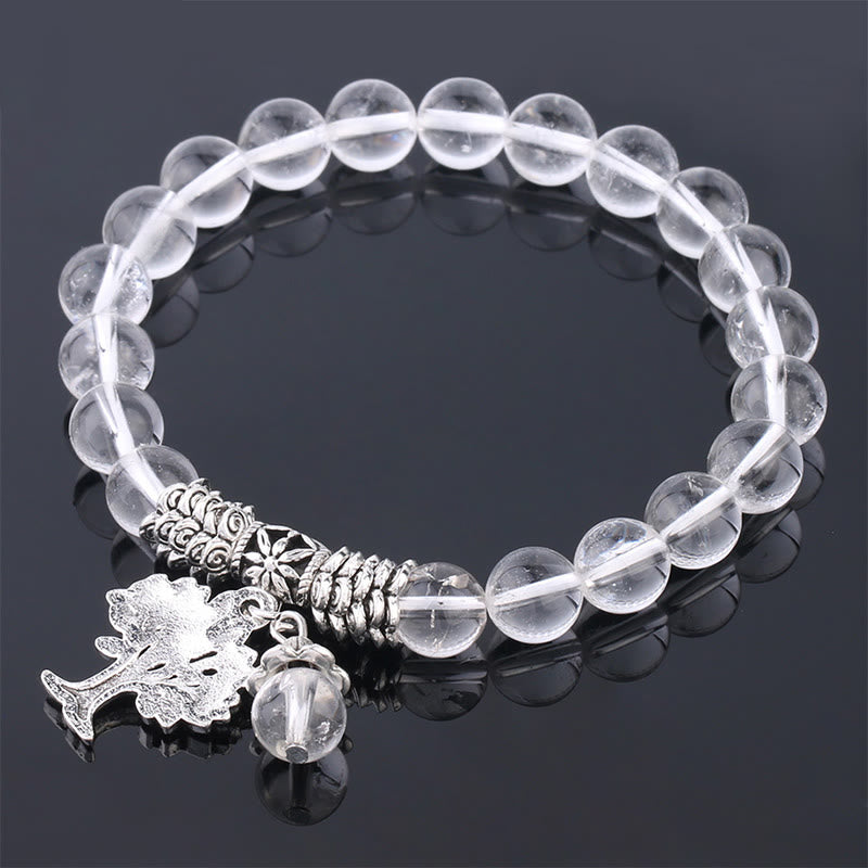 Buddha Stones Natural Gemstone Tree of Life Lucky Charm Stretch Bracelet - image 29