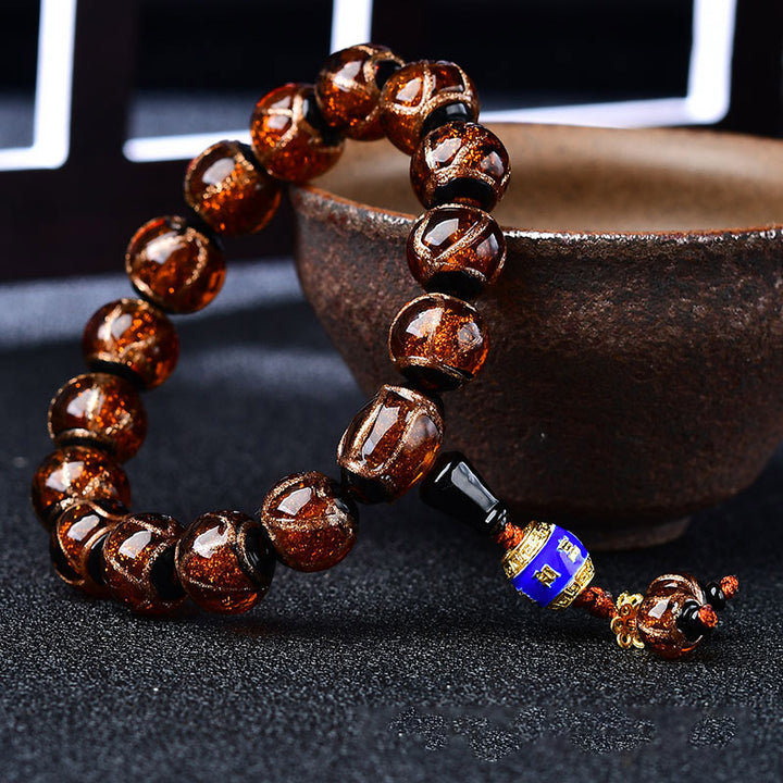 Tibetan Dragon Vein Agate Healing Bracelet - image 8