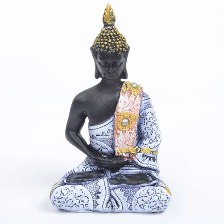 Buddha Stones Tibetan Buddha FengShui Decoration - Blue - image 2