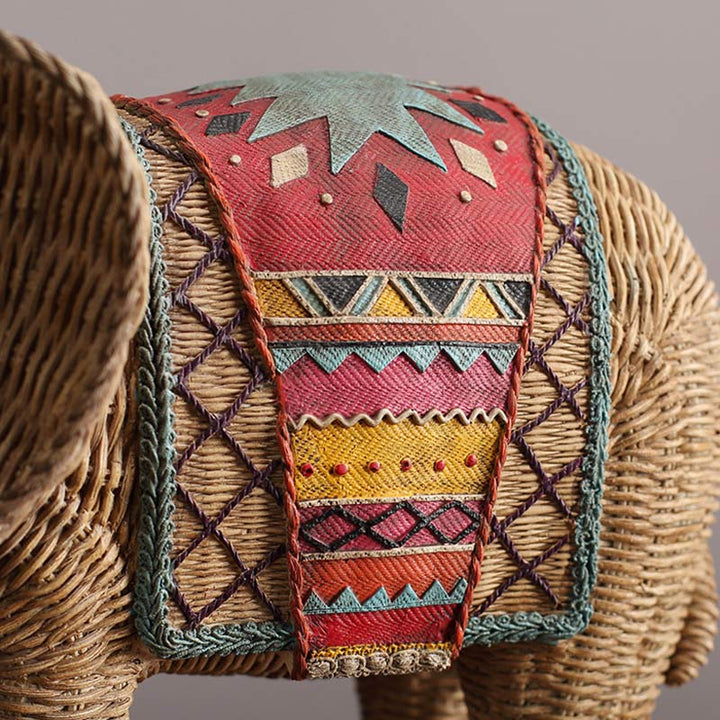 Buddha Stones Elephant Resin Wisdom Wealth Home Decoration - image 13