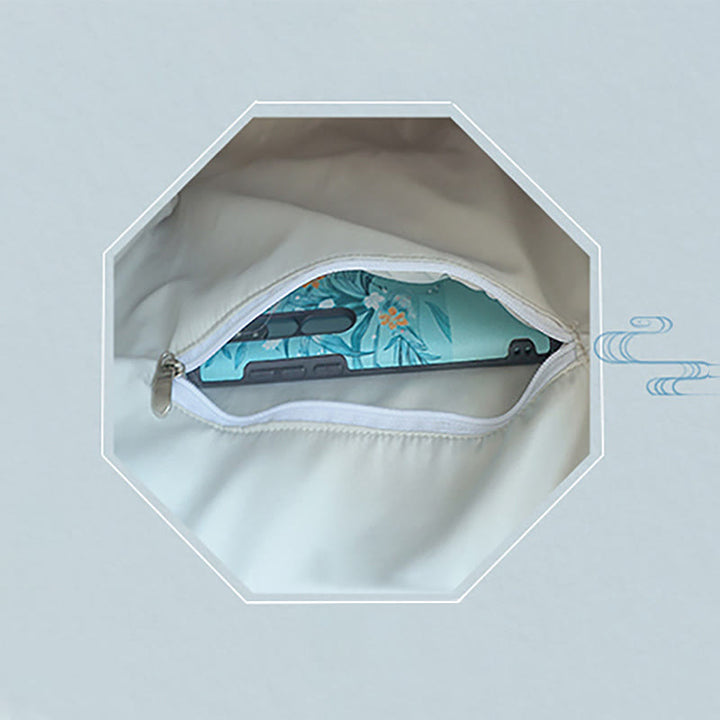 Buddha Stones Pear Flower Plum Peach Blossom Bamboo Embroidery Canvas Large Capacity Shoulder Bag Tote Bag - image 22