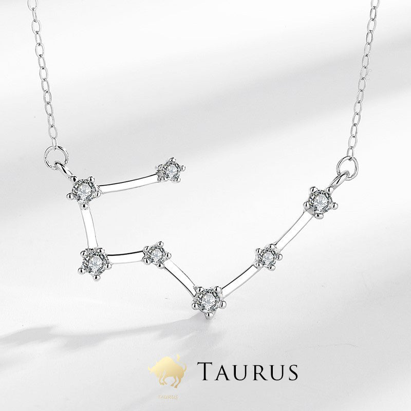 Buddha Stones 925 Sterling Silver 12 Constellations of the Zodiac Astrology Blessing Necklace Pendant - Taurus - image 20