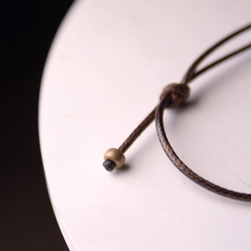 Buddha Stones Zen Circle Ebony Wood Enlightenment Necklace Pendant - image 11