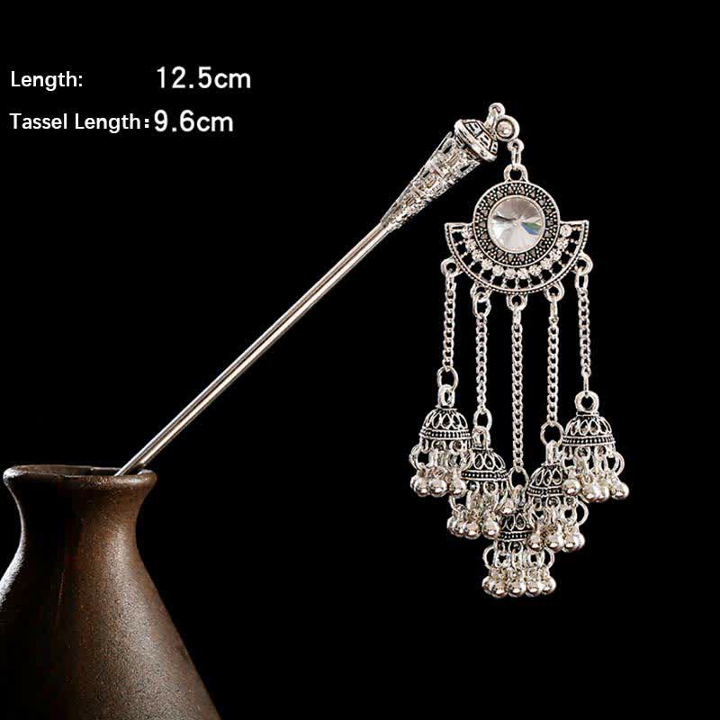 Water Drop Lily of the Valley Flowers Tassels Confidence Hairpin - image 11