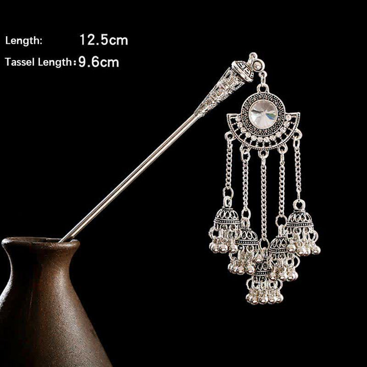Water Drop Lily of the Valley Flowers Tassels Confidence Hairpin - image 11