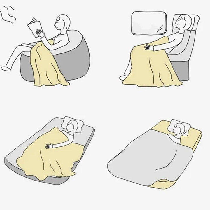 Geometric Warm Comfortable Camping Home Office Bed Blanket - image 18