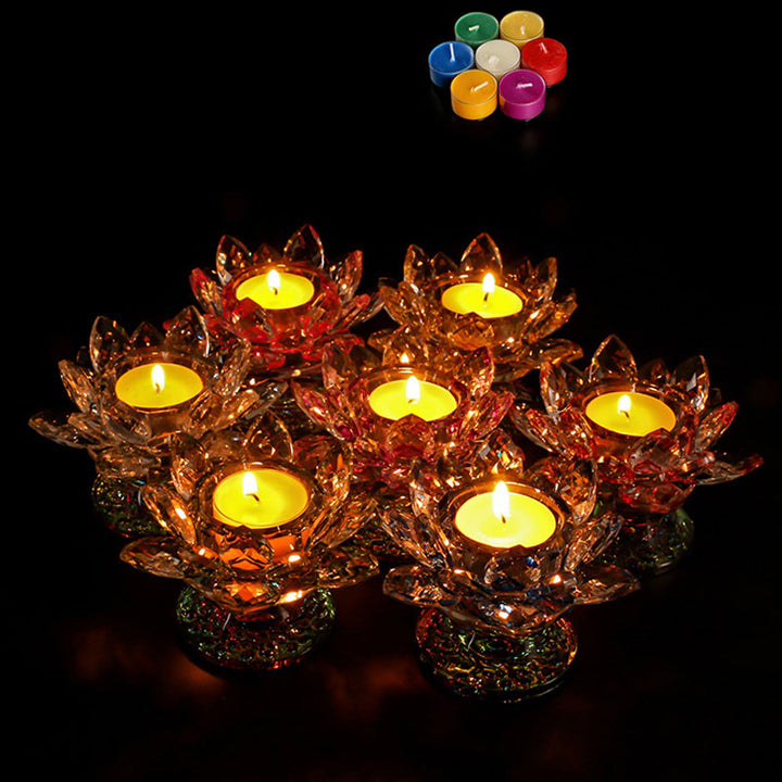 Tibetan Lotus Candlestick Ornament - image 1