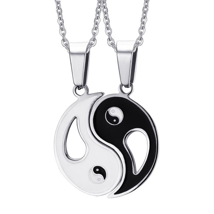 2pcs Yin Yang Pendant Couple Necklace - image 12