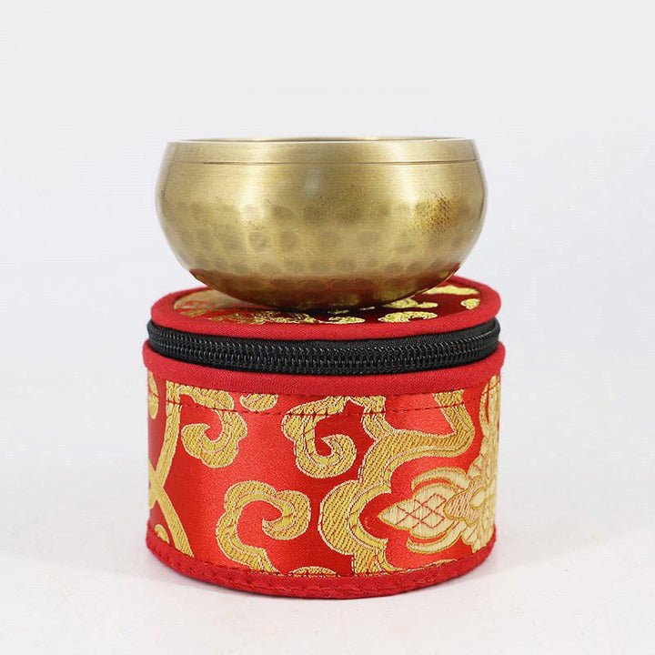 Buddha Stones Tibetan Singing Bowl Storage Bag with Zipper Closure Decoration - image 13