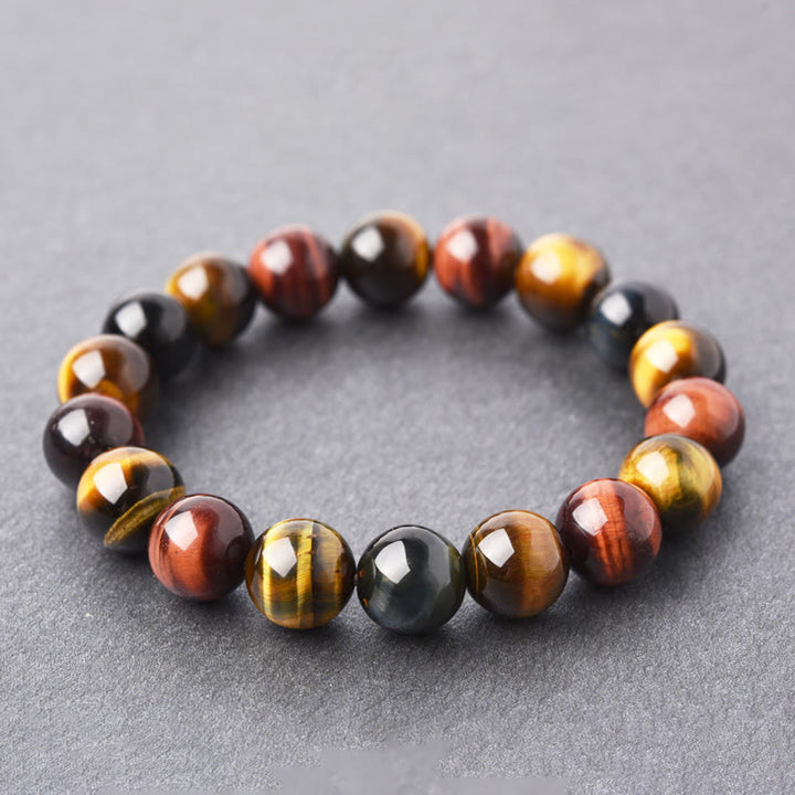 Buddha Stones Natural Tiger Eye Positive Protection Bracelet - image 7