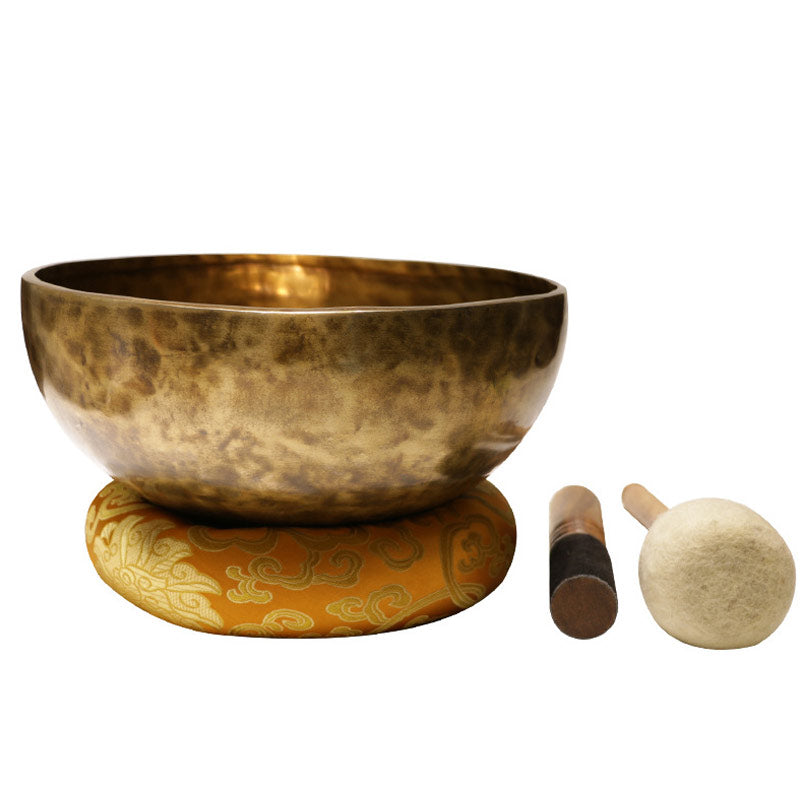 Buddha Stones Tibetan Sound Bowl Handcrafted for Healing and Meditation Positive Energy Singing Bowl Set - image 4