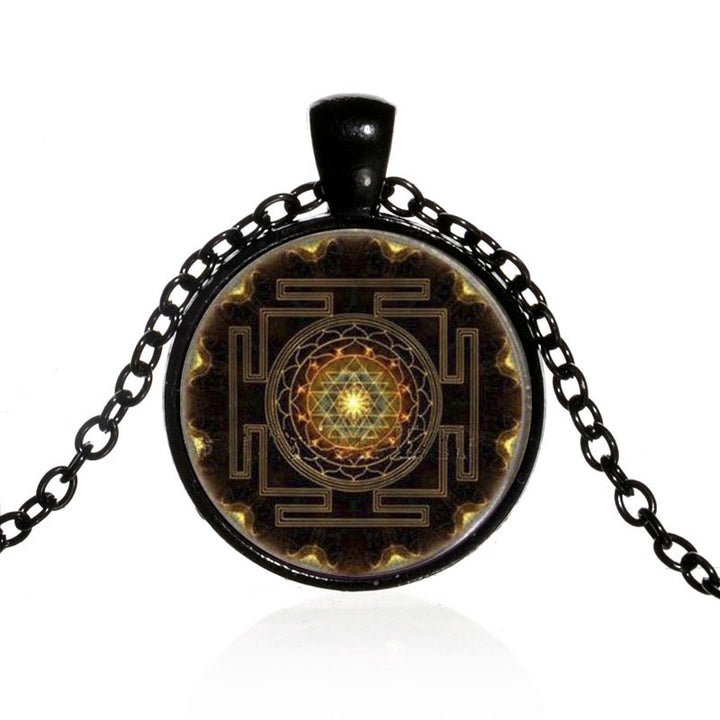 Sacred Sri Yantra Time Gemstone Necklace - image 2
