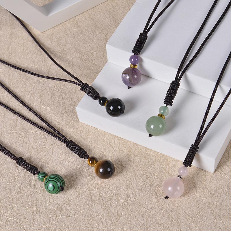 Buddha Stones Tibetan Jade Harmony Necklace - image 15