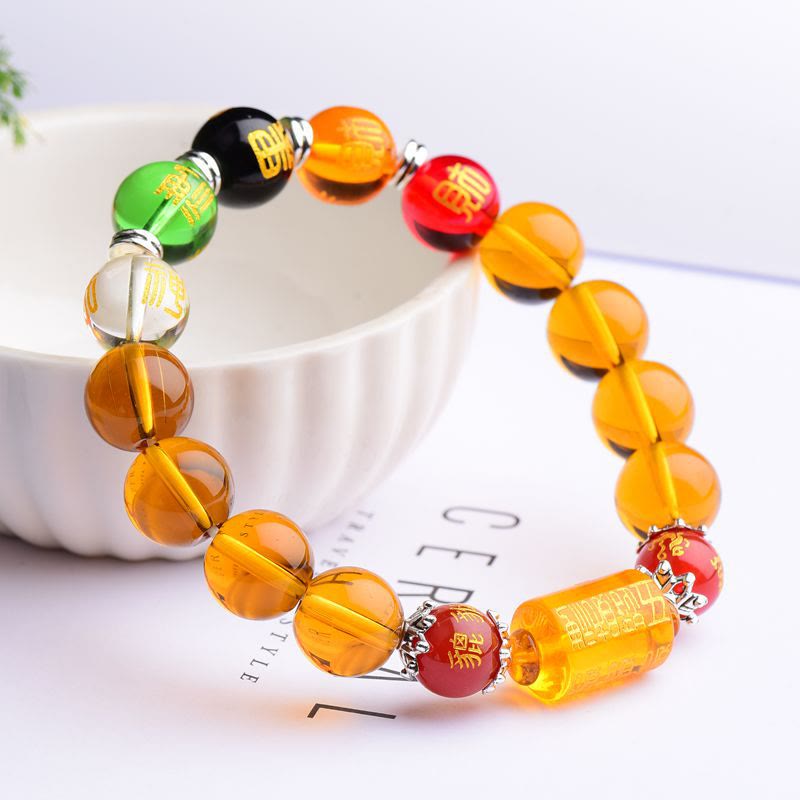Buddha Stones Natural Citrine Fortune Happiness Bracelet - image 1