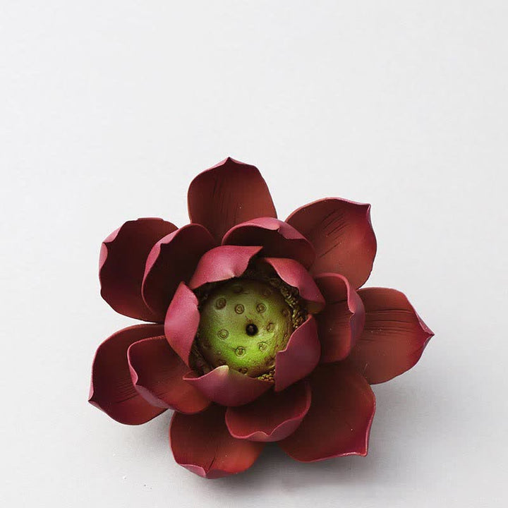 Buddha Stones Tibetan Lotus Positive Peace Incense Burner Decoration - image 10