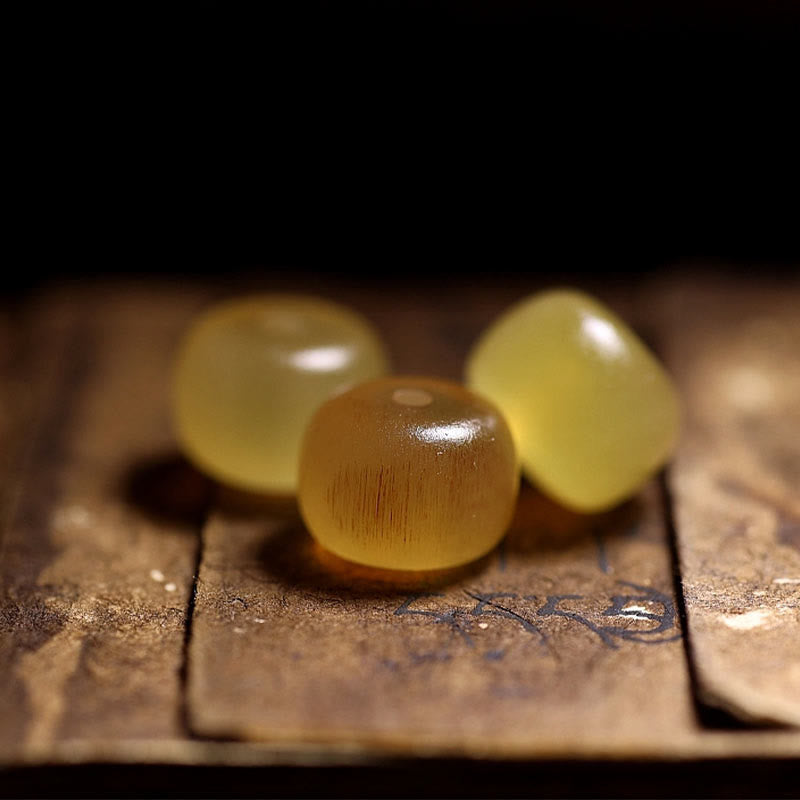 Buddha Stones Handmade Tibetan Sheep Horn Om Mani Padme Hum Auspiciousness Bracelet - image 13