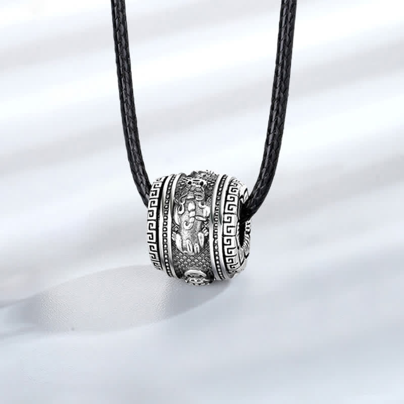 Buddha Stones PiXiu Luck Wealth Rotatable Necklace Pendant - Pendant&String - image 8