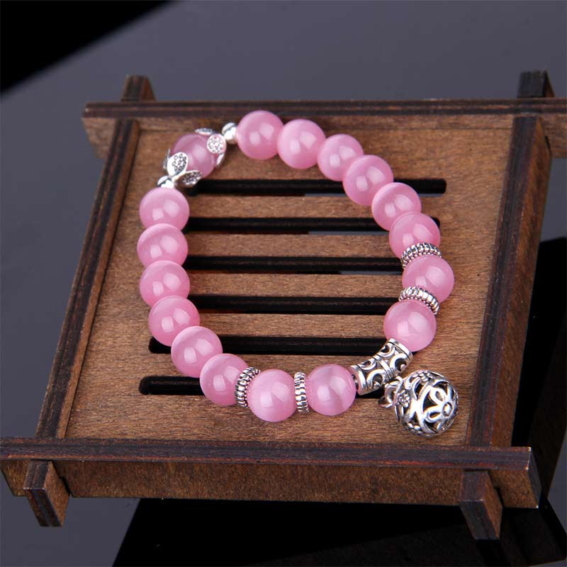 Buddha Stones Tibetan Cat Eye Lucky Bracelet - image 12