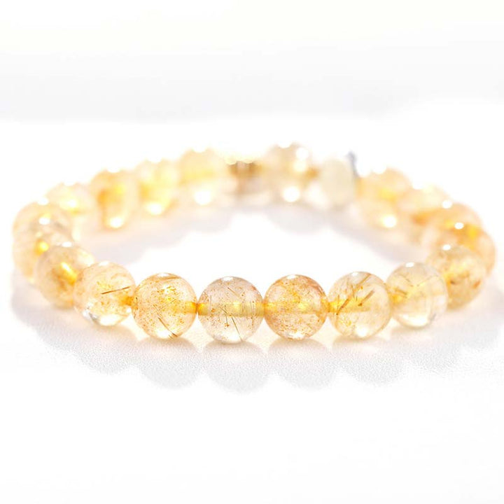 Citrine Luck Protection Moon Charm Bracelet - image 7