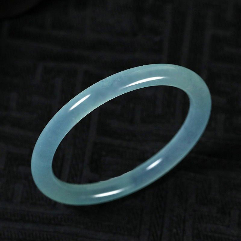 Buddha Stones Natural Jade Healing Blessing Bangle Bracelet - image 1