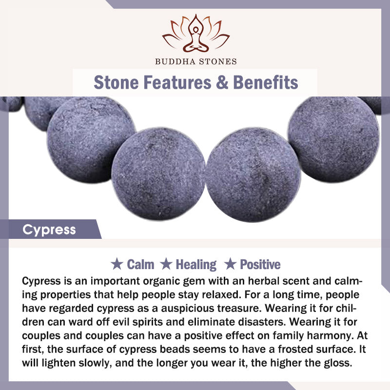 Buddha Stones Tibetan Mala Cypress Bodhi Seed Red Agate Healing Bracelet - image 13