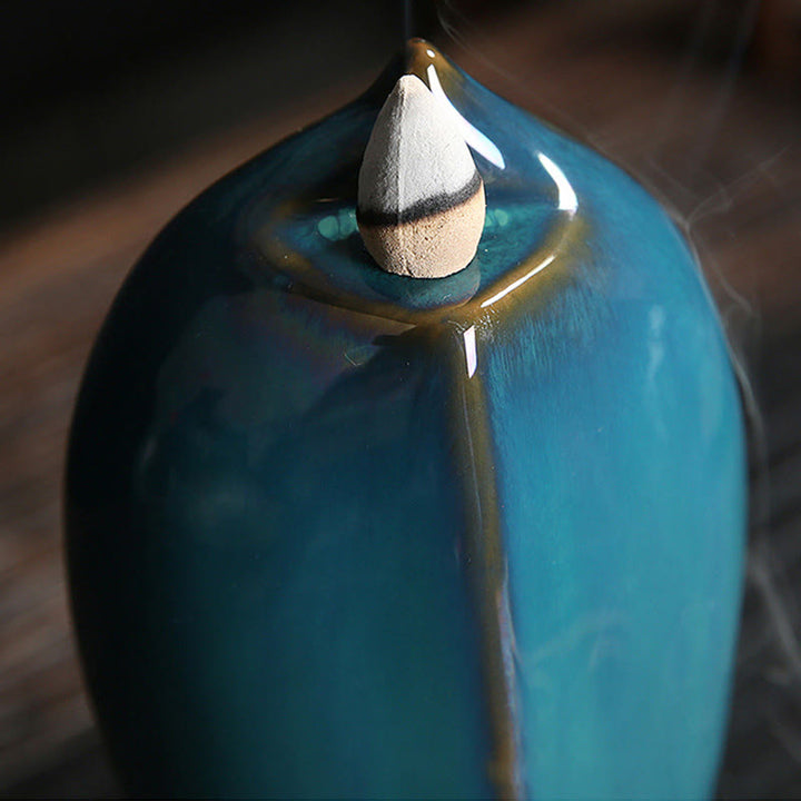 Buddha Stones Waterfall Incense Burner Backflow Incense Holder - image 8