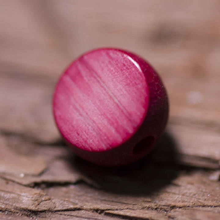 Buddha Stones 108 Mala Beads Natural Abelia Biflora Wood Protection Bracelet - image 4